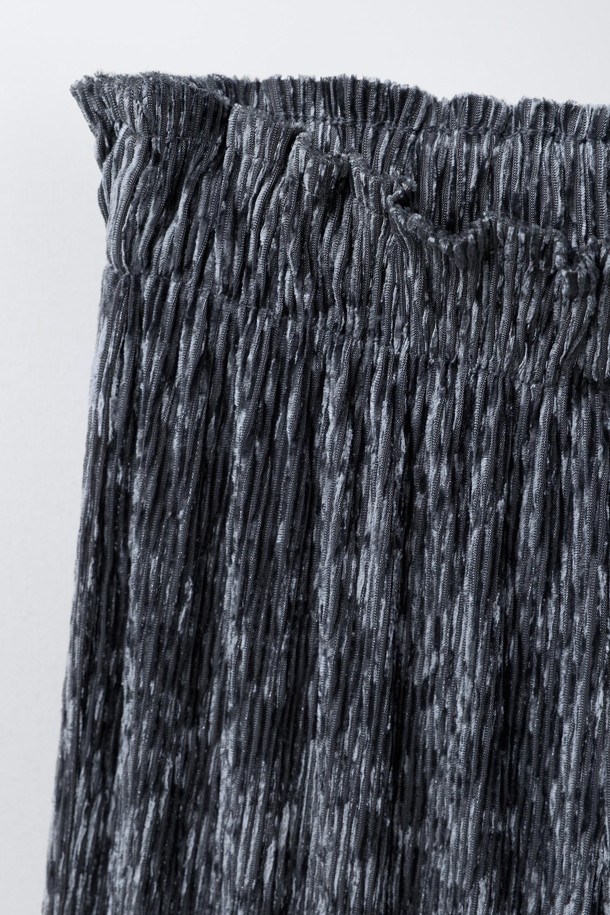 PANTALON JUPE-CULOTTE EN VELOURS